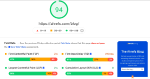 pagespeed insights