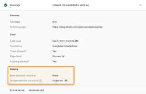 url inspection tool